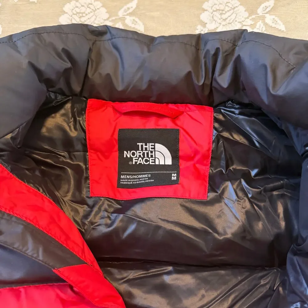 The North Face 700 Nuptse Puffer Vest Red Black Men’s Medium